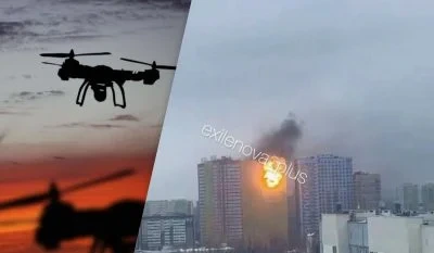Вночі безпілотники атакували Москву і Уфу