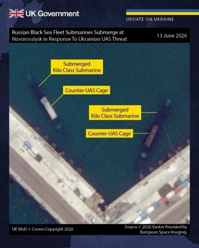 Нові супутникові знімки показали, як Росія захищає носії "Калібрів" у Новоросійську