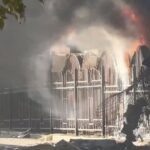 Окупанти вдарили по центральному ринку в Сумах: почалася сильна пожежа (відео)